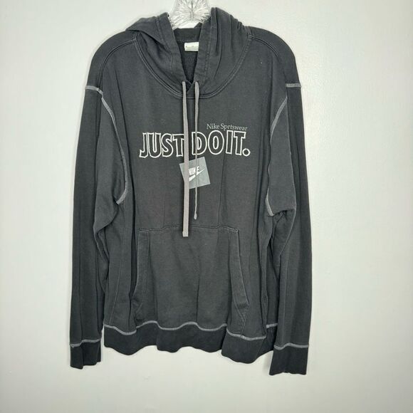 Nike Other - Nike just do it black pullover size XL